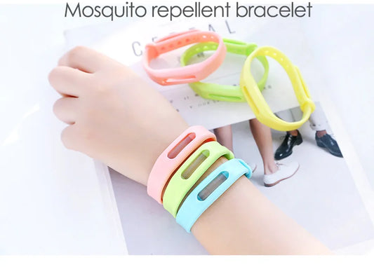 Mosquito Killer Band | Mosquito Repellent Bracelet | Plant Essential Oil Silicone | Anti-mosquito Wristband Bugs Away, Suitable For Children And Adults (random Color)