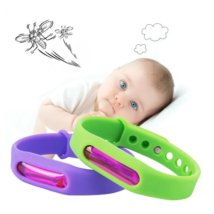 Mosquito Killer Band | Mosquito Repellent Bracelet | Plant Essential Oil Silicone | Anti-mosquito Wristband Bugs Away, Suitable For Children And Adults (random Color)