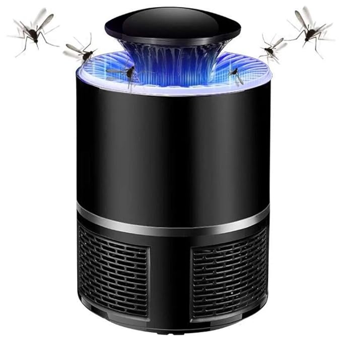 Mosquito Trap With Killer Lamp | Eco-Friendly Chemical Free USB Connected UV LED Light Fly Bug Di-speller With Suction Fan Repellent Lamp