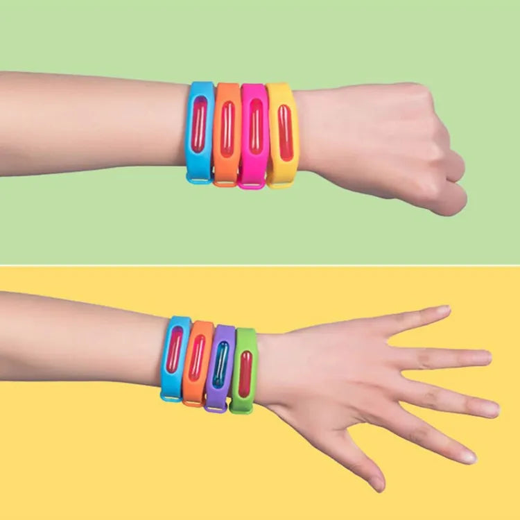 Mosquito Killer Band | Mosquito Repellent Bracelet | Plant Essential Oil Silicone | Anti-mosquito Wristband Bugs Away, Suitable For Children And Adults (random Color)