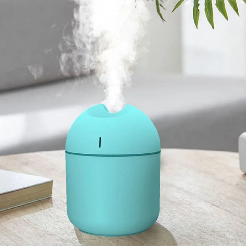 250ml Air Humidifier USB Small Mini Portable Cool Mist Diff-user For Bedroom Office Desk Car Travel Aroma Atomizer (Random Color)