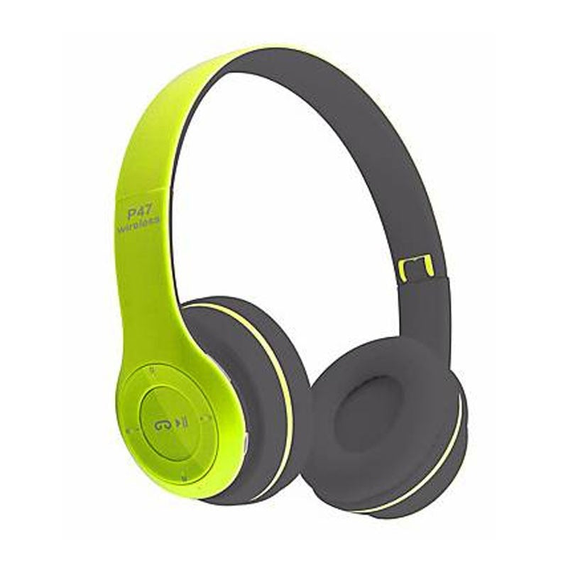 P47 Bluetooth Headphones Over Ear Foldable Headset For Gaming (random Color)