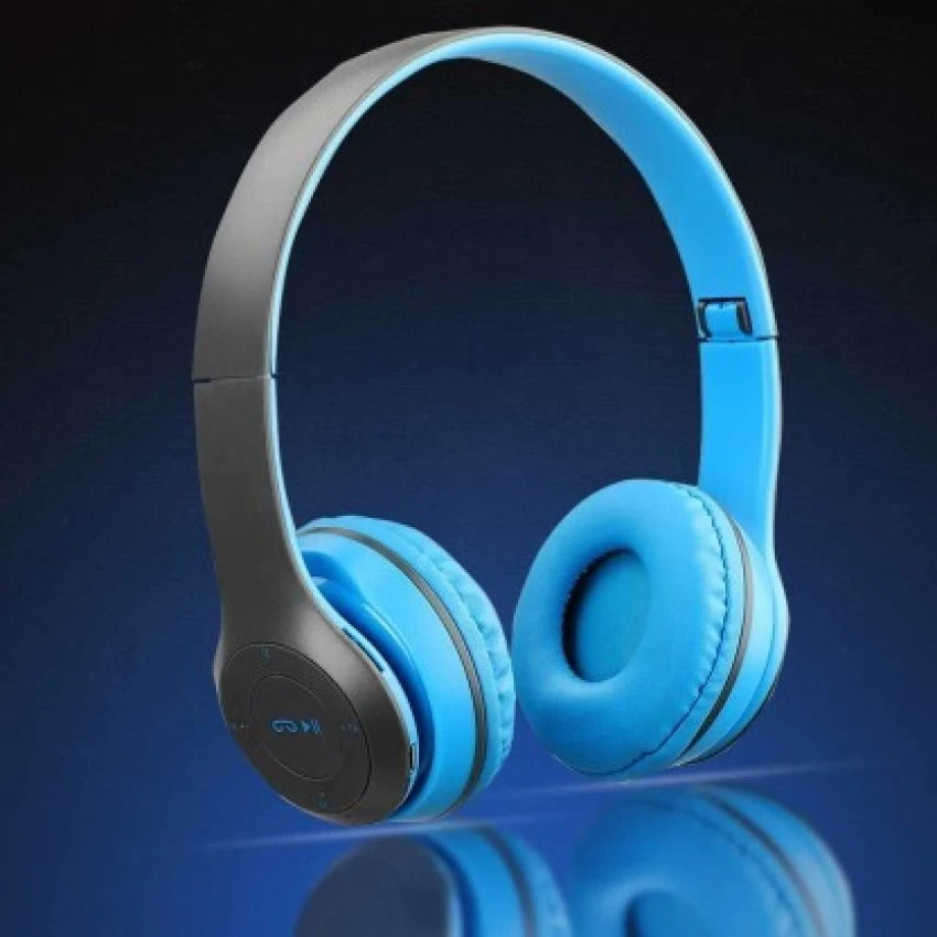 P47 Bluetooth Headphones Over Ear Foldable Headset For Gaming (random Color)