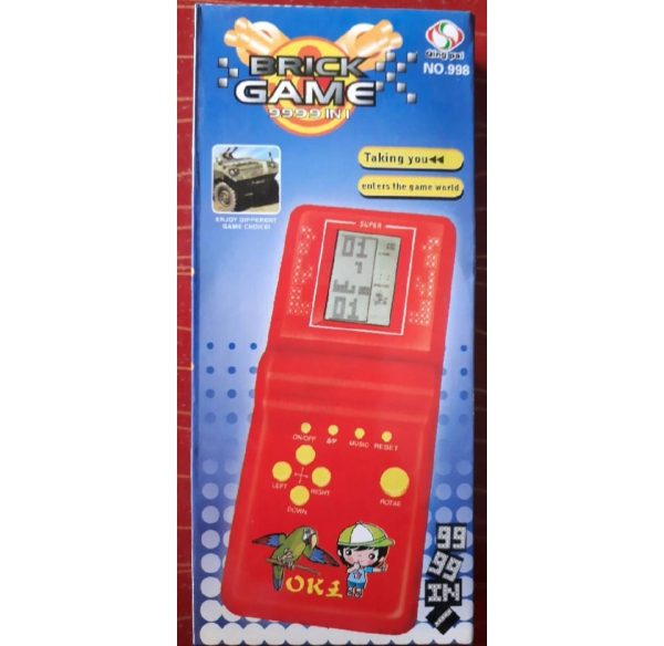 Brick Game On Original Model No 998 Video Game Toy Gift For Kids/ Children