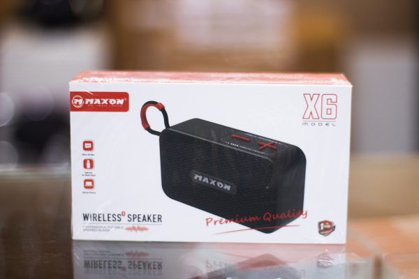 Maxon X-6 Bluetooth Speaker Crystal Care Sound,sd Card Option Type C Charging