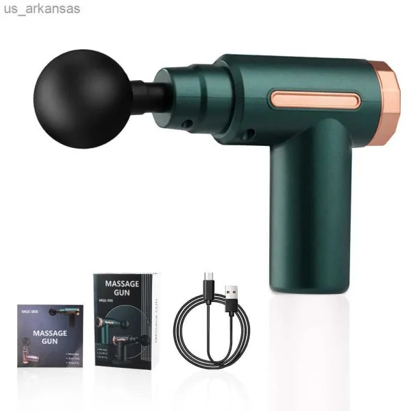 Mge-006-1 Mini Fascia Massage Gun | Handheld Muscle Deep Tissue Percussion Muscle Massager Gun (Random Color)