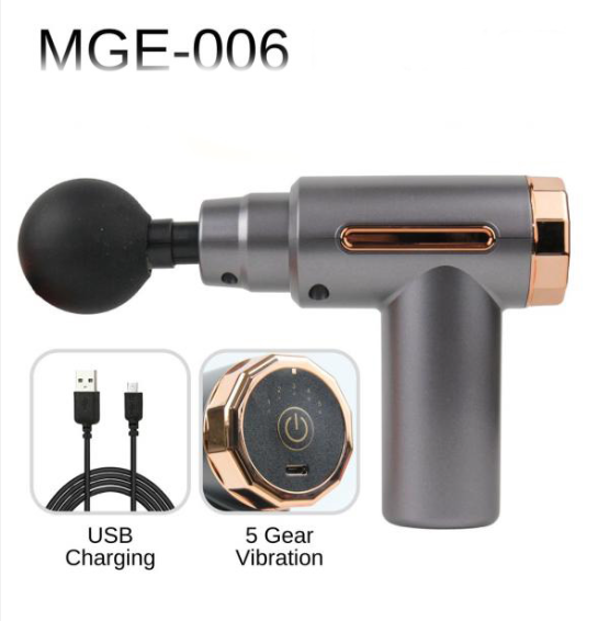 Mge-006-1 Mini Fascia Massage Gun | Handheld Muscle Deep Tissue Percussion Muscle Massager Gun (Random Color)