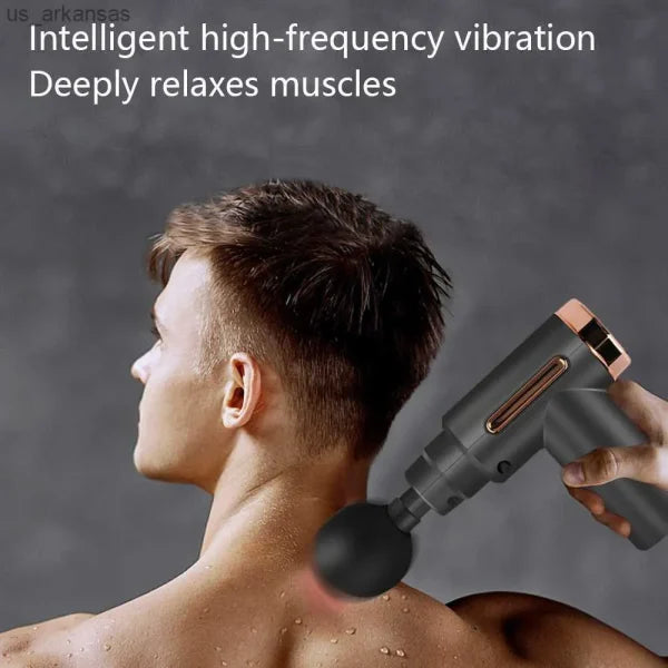 Mge-006-1 Mini Fascia Massage Gun | Handheld Muscle Deep Tissue Percussion Muscle Massager Gun (Random Color)