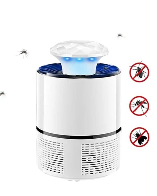 Mosquito Trap With Killer Lamp | Eco-Friendly Chemical Free USB Connected UV LED Light Fly Bug Di-speller With Suction Fan Repellent Lamp