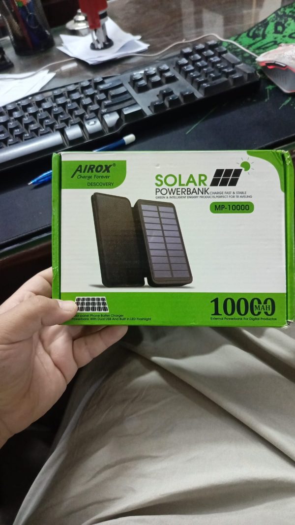 Mp-10000 Airox Solar Solar Power Bank – Your Sustainable Energy Solution