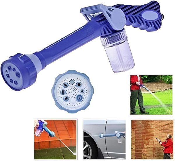 Nozzle EZ Jet Water Cleaning Soap Cannon Dispenser Pump Spray Gun | Car Washer Plastic Garden Hose Pipe Connector Function