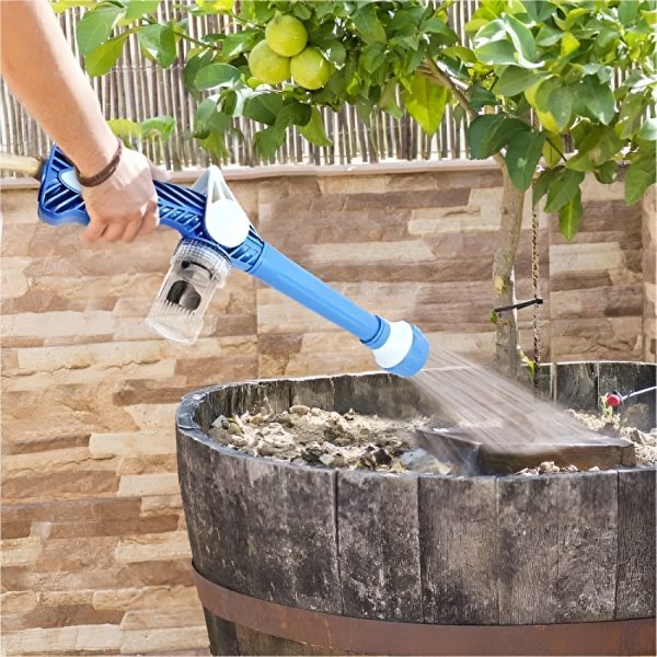 Nozzle EZ Jet Water Cleaning Soap Cannon Dispenser Pump Spray Gun | Car Washer Plastic Garden Hose Pipe Connector Function