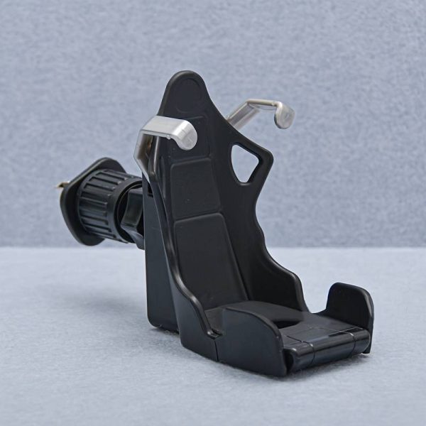 Racing Seat Design Car Mobile Phone | Fast And Furious Mobile Holder With 360° Rotateable AC Grill Grip Which Can Help Holder To Move Up And Down So That AC Winds Will Be Free (Random Colors)