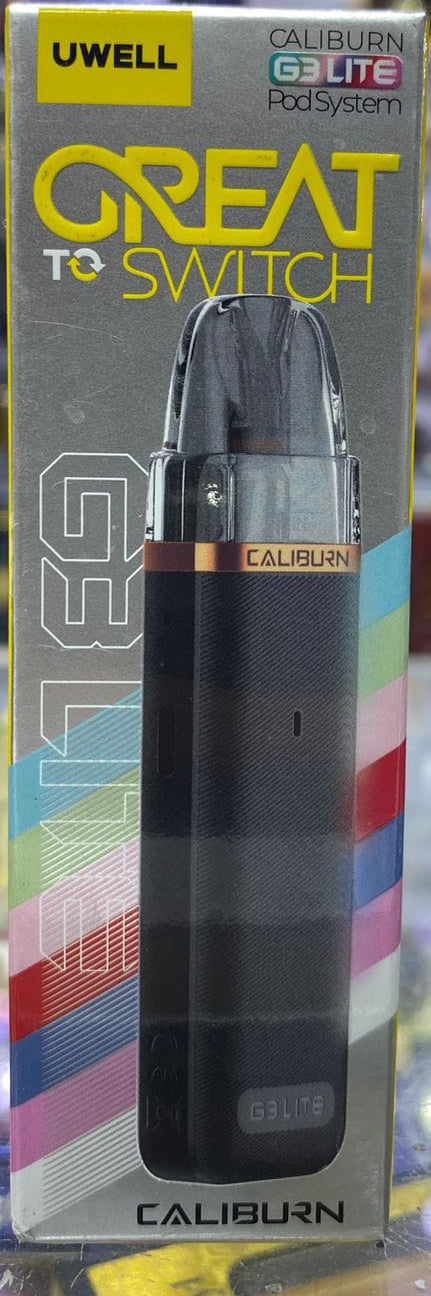 Uwell Caliburn G3 Lite Pod System 25w (1200mah) – Compact & Fast Charging, 2.5ml Capacity | E-cigarette ( Random Color )